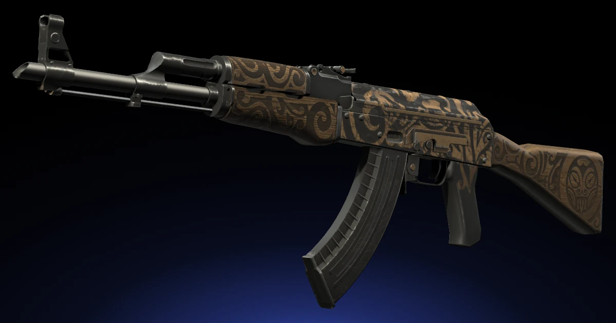 AK-47 | Uncharted skin in CS2
