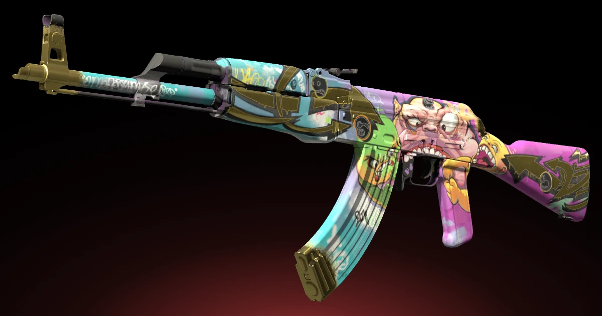 AK-47 | B the Monster skin in CS2