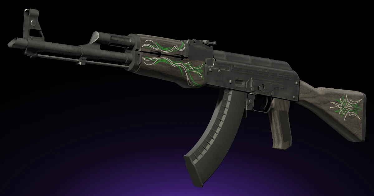 AK-47 | Emerald Pinstripe skin in CS2