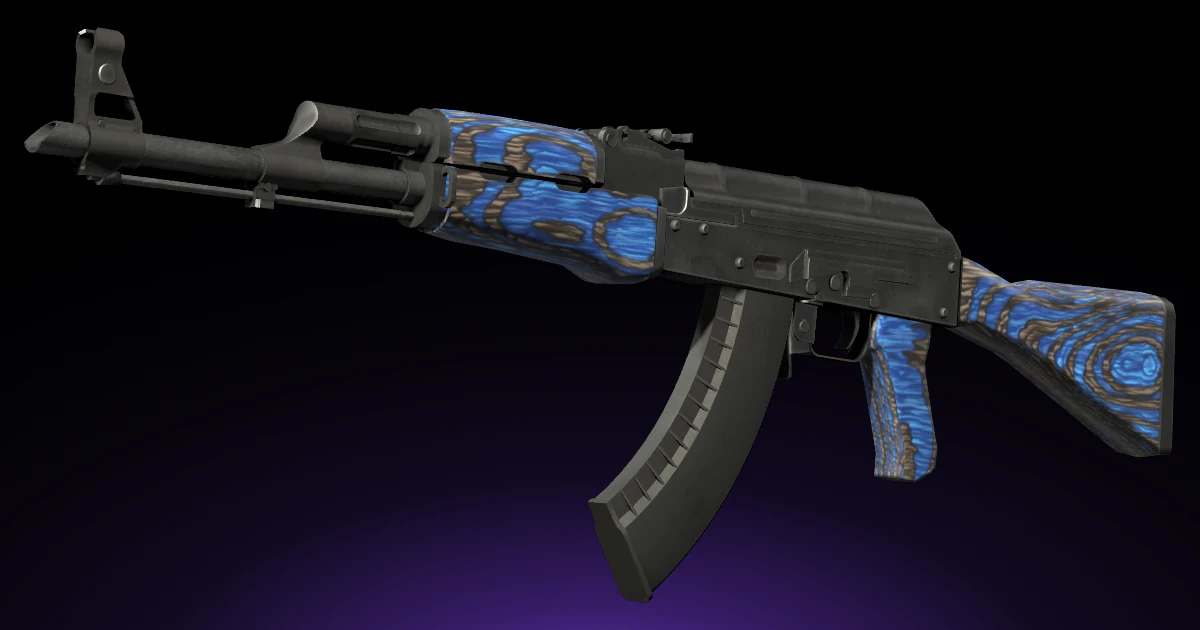 AK-47 | Blue Laminate skin in CS2