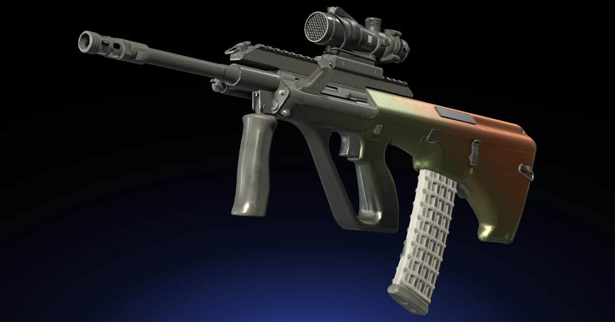 AUG | Amber Fade skin in CS2