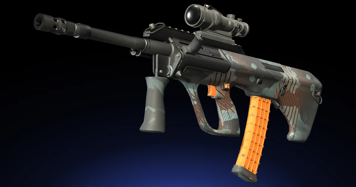 AUG | Amber Slipstream skin in CS2