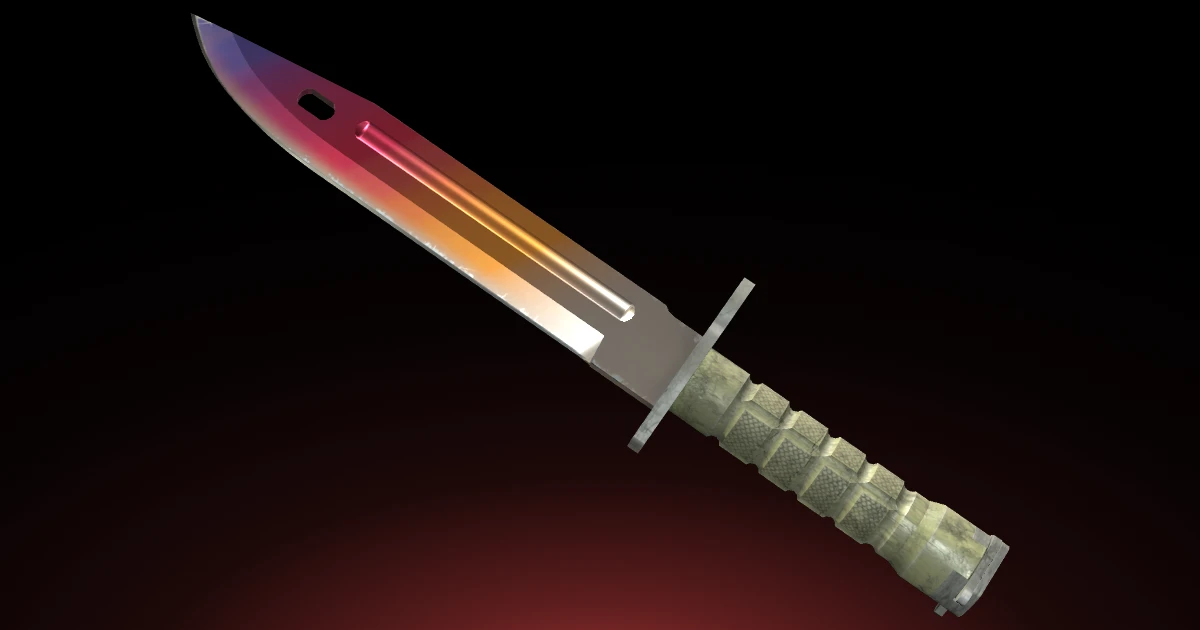 Bayonet | Fade skin in CS2