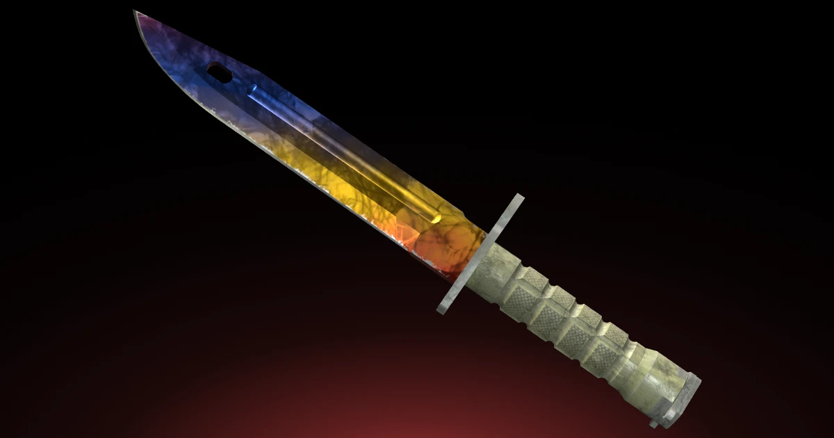 Bayonet | Marble Fade skin in CS2