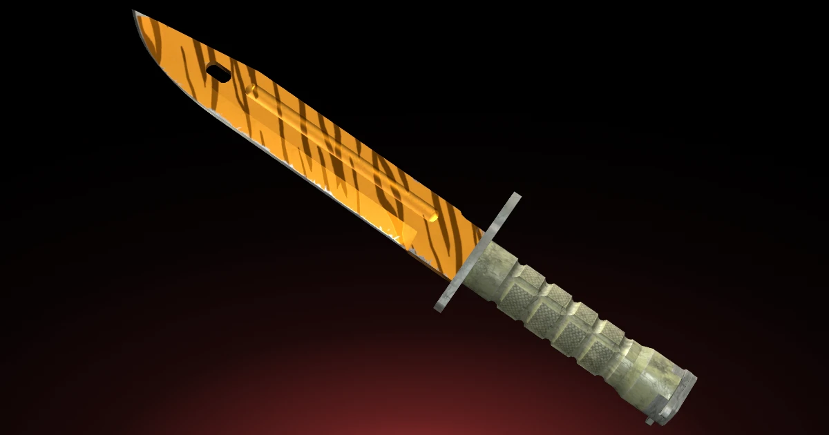 Bayonet | Tiger Tooth skin in CS2