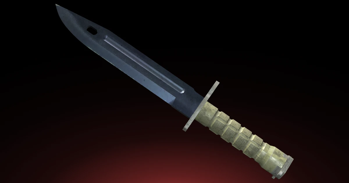 Bayonet | Blue Steel skin in CS2
