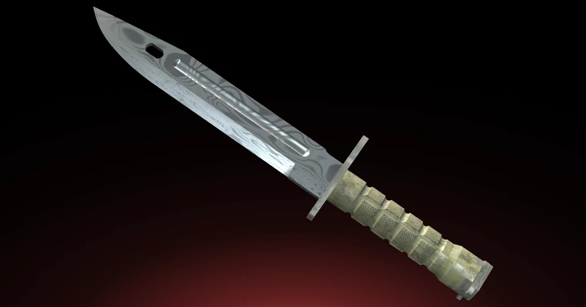 Bayonet | Damascus Steel skin in CS2
