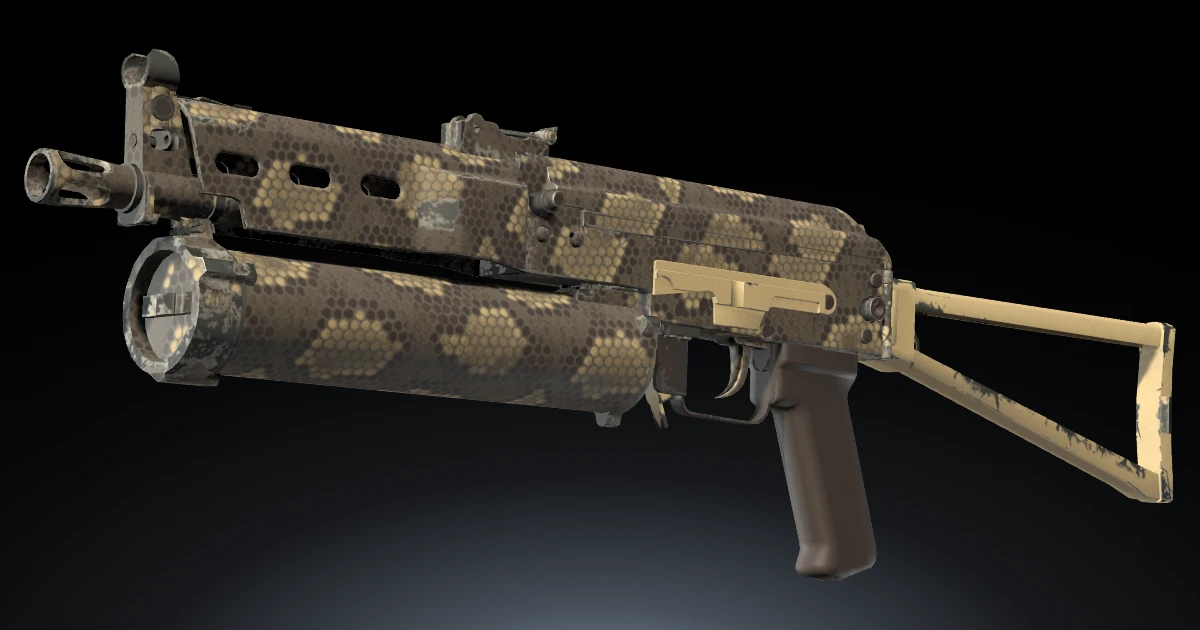 PP-Bizon | Death Rattle skin in CS2