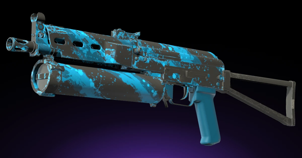 PP-Bizon | Blue Streak skin in CS2