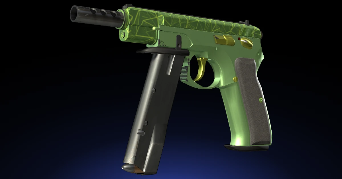 CZ75-Auto | Emerald Quartz skin in CS2