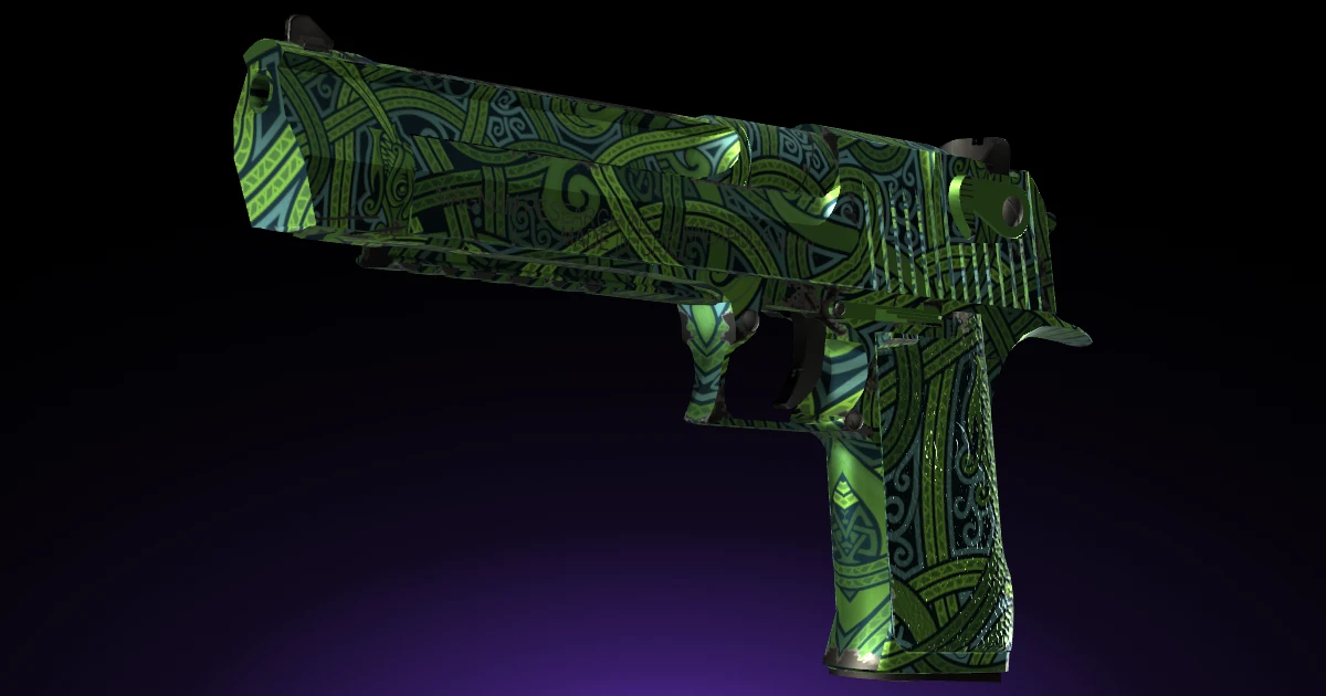 Desert Eagle | Emerald Jörmungandr skin in CS2