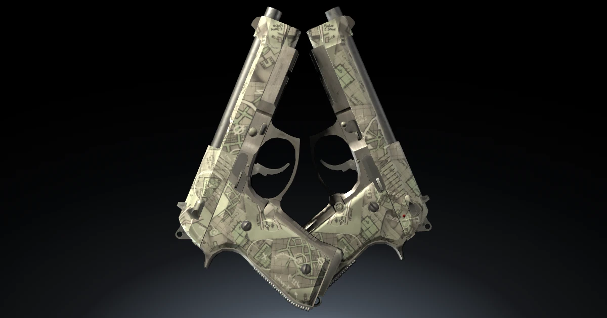 Dual Berettas | Heist skin in CS2