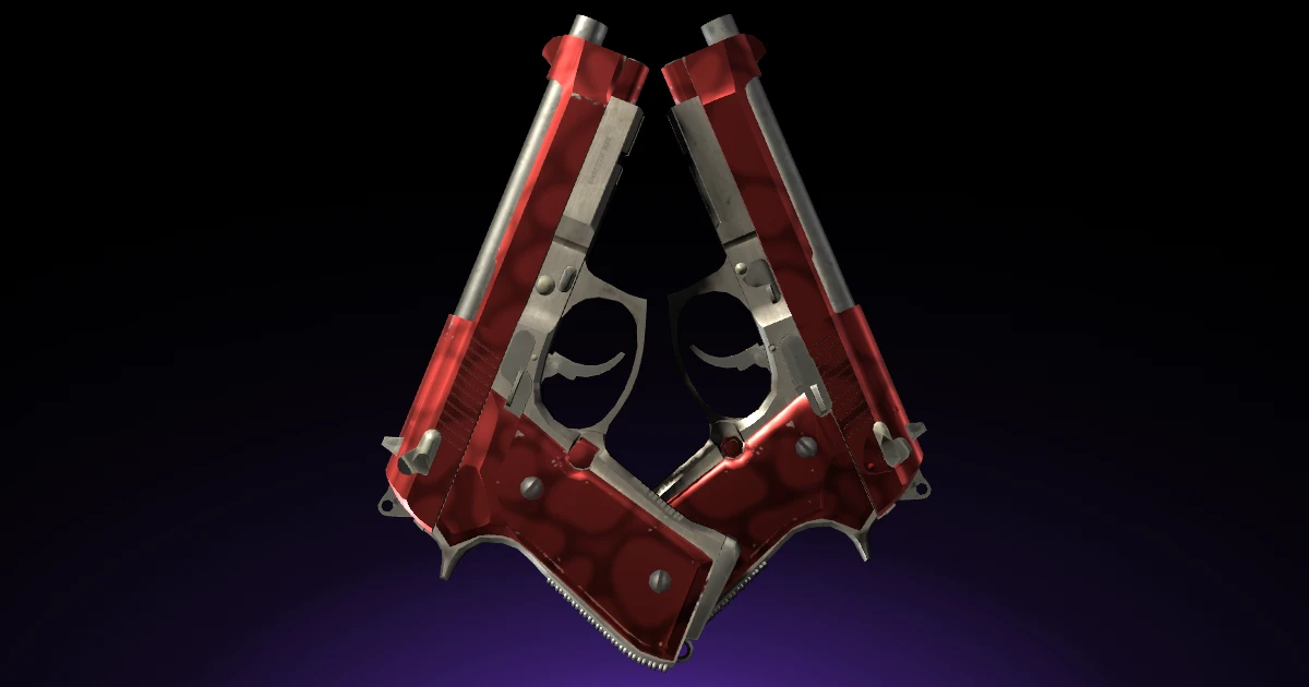 Dual Berettas | Hemoglobin skin in CS2