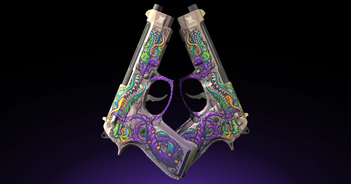 Dual Berettas | Flora Carnivora skin in CS2