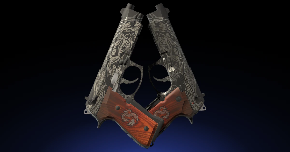 Dual Berettas | Dualing Dragons skin in CS2