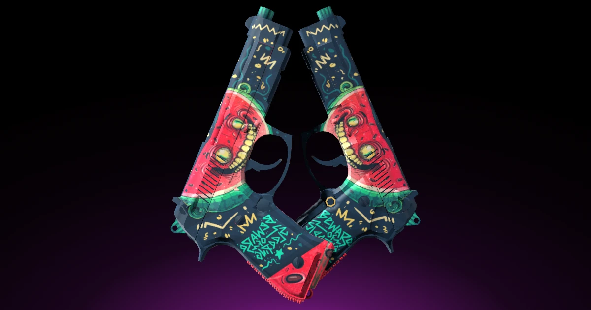 Dual Berettas | Melondrama skin in CS2