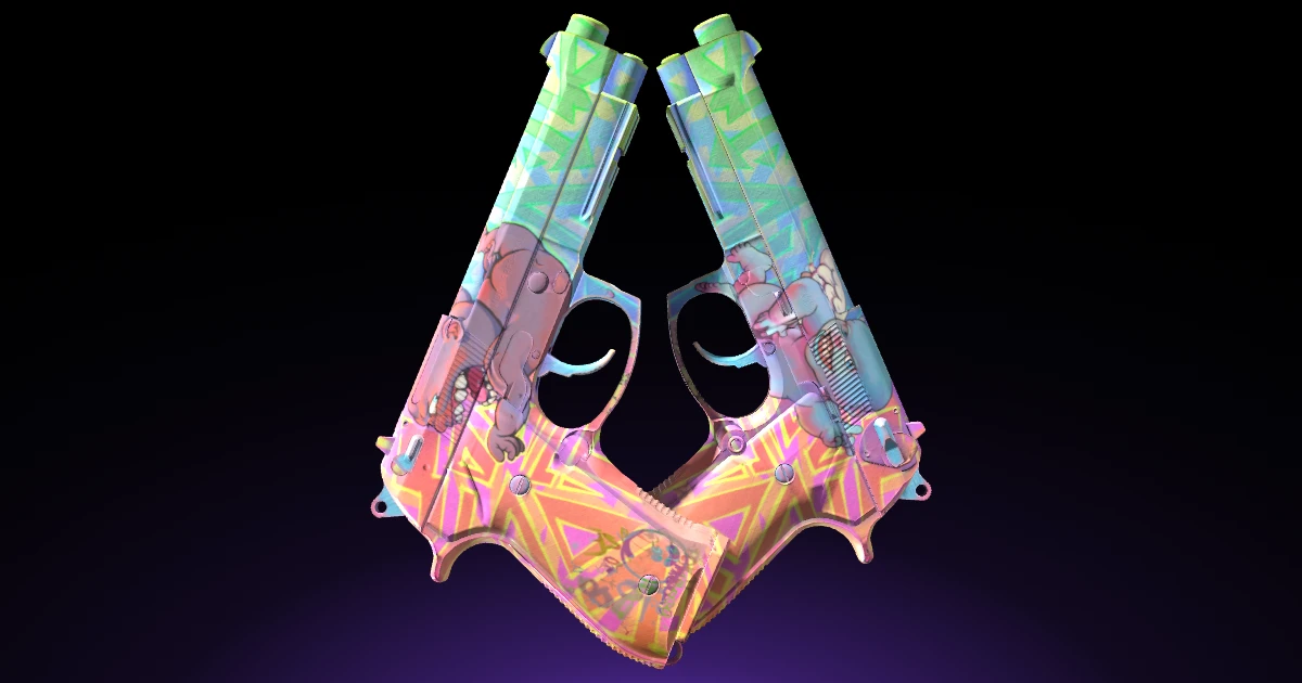 Dual Berettas | Sweet Little Angels skin in CS2