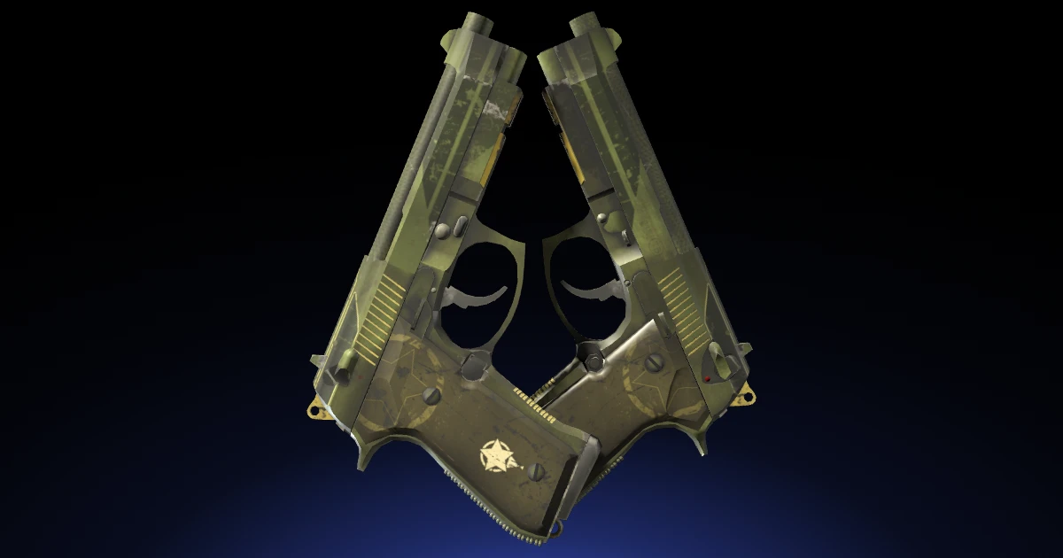 Dual Berettas | Retribution skin in CS2