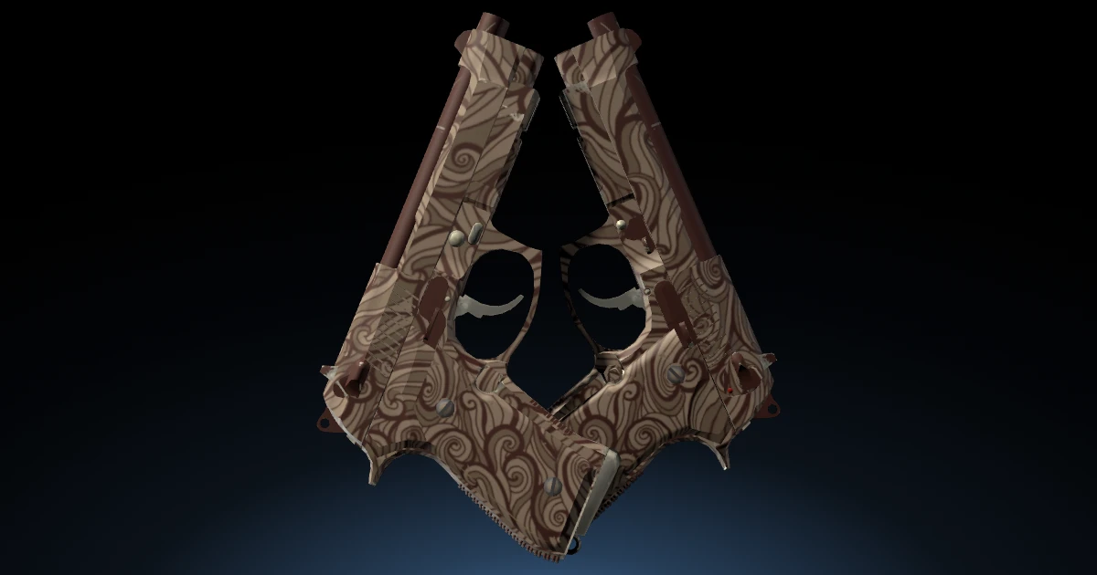 Dual Berettas | Pyre skin in CS2