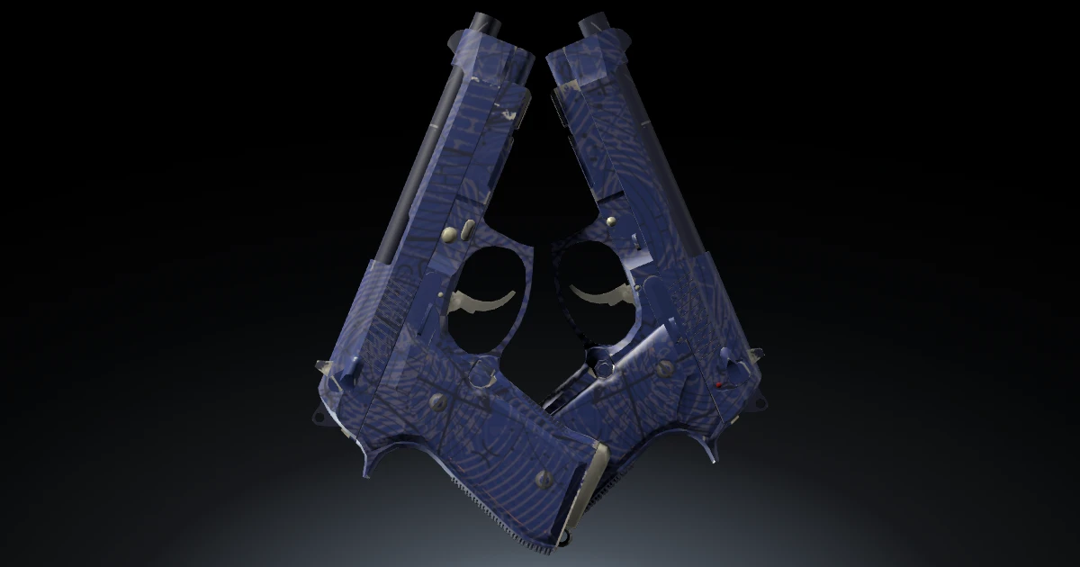 Dual Berettas | Moon in Libra skin in CS2
