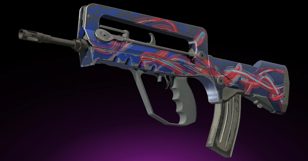 FAMAS | Afterimage skin in CS2