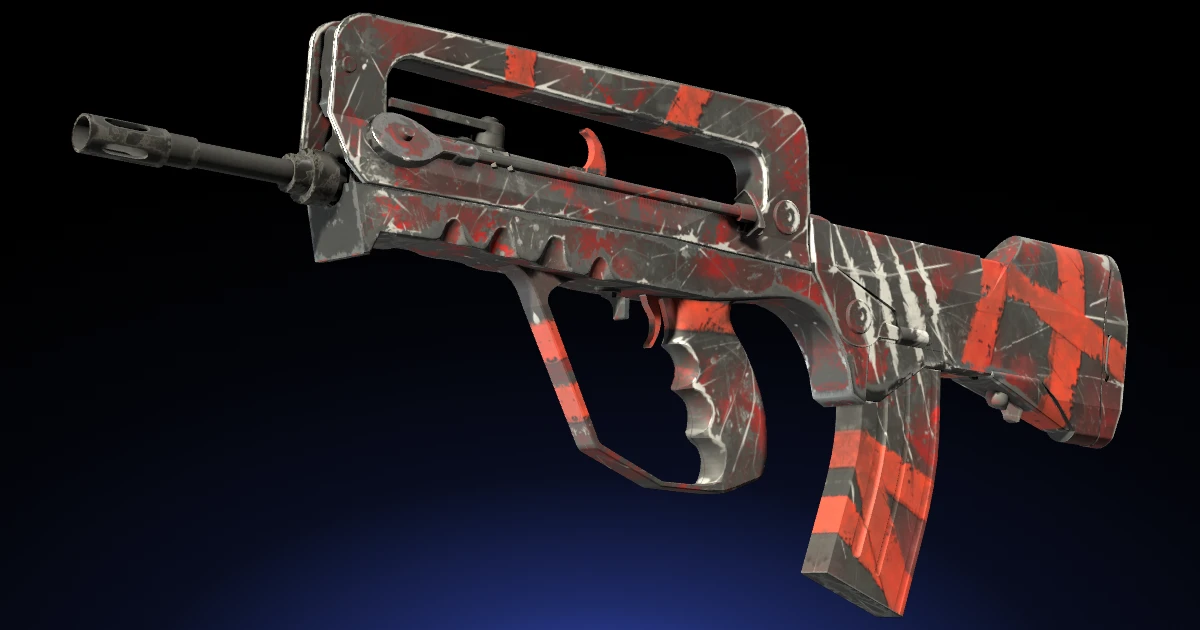 FAMAS | Survivor Z skin in CS2