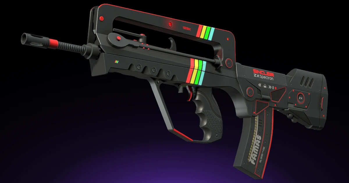 FAMAS | ZX Spectron skin in CS2