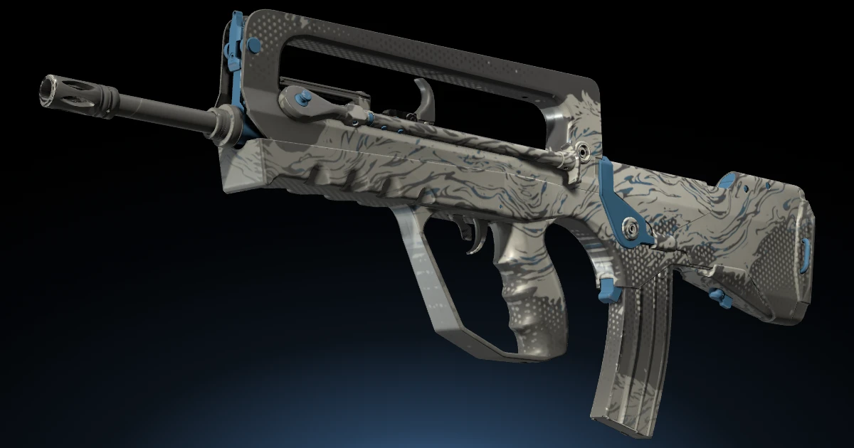 FAMAS | Halftone Wash skin in CS2