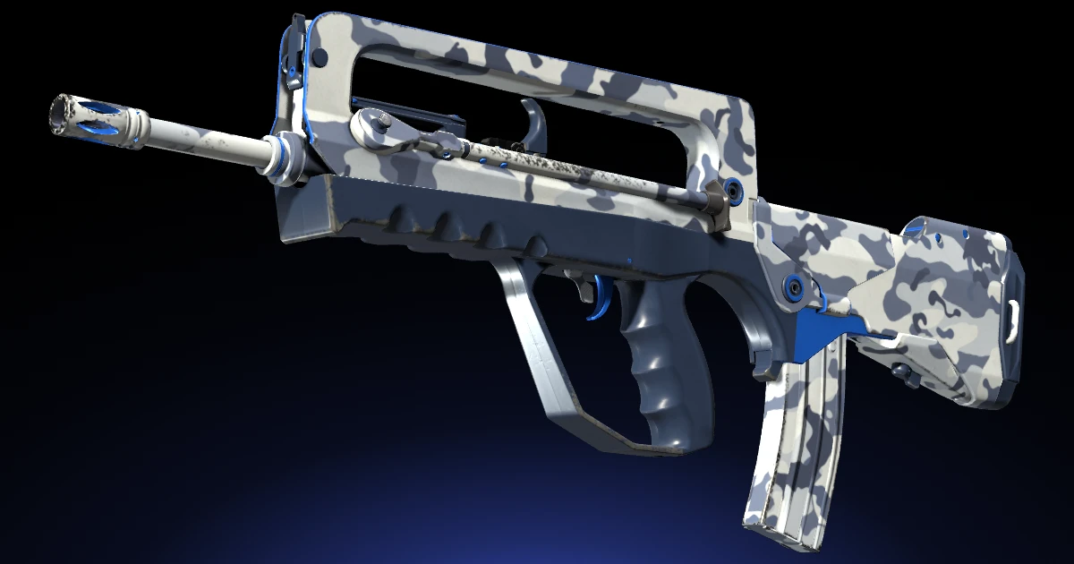 FAMAS | Yeti Camo skin in CS2