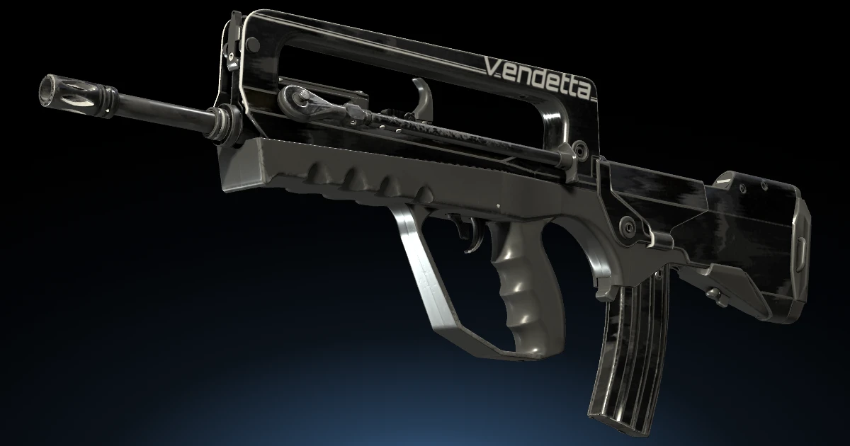FAMAS | Vendetta skin in CS2