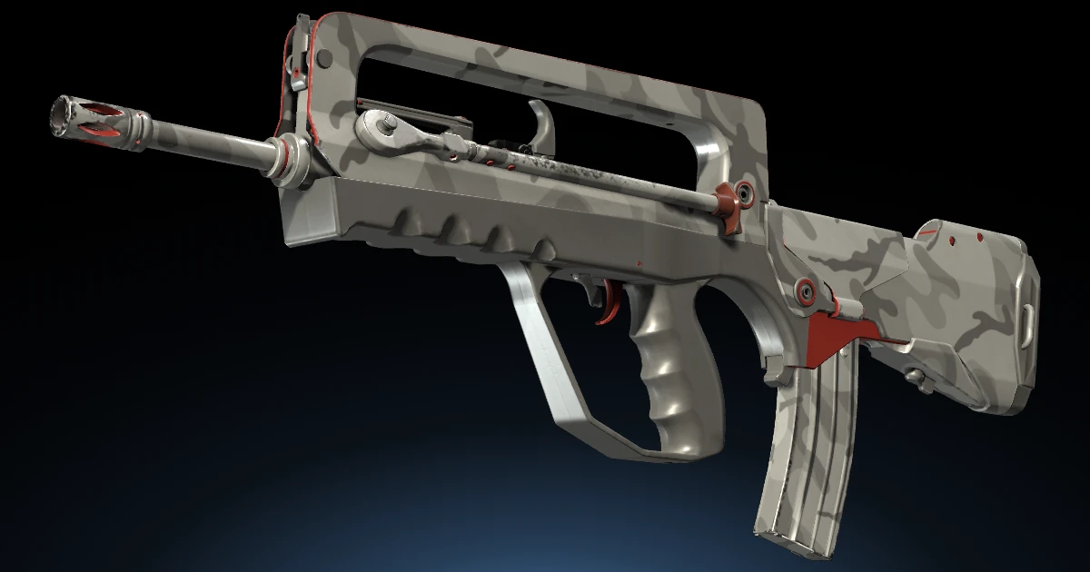 FAMAS | Grey Ghost skin in CS2