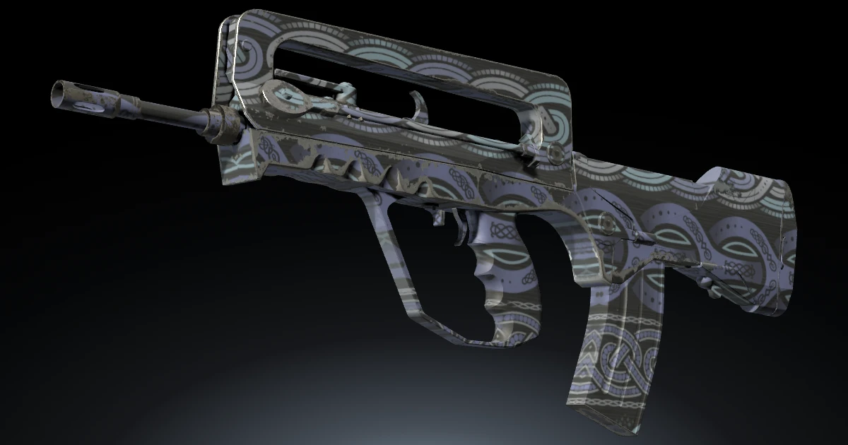 FAMAS | Night Borre skin in CS2
