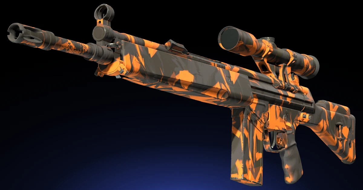 G3SG1 | Orange Crash skin in CS2
