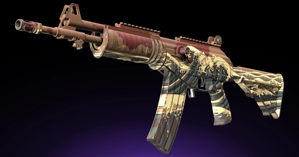 Galil AR | Crimson Tsunami skin in CS2