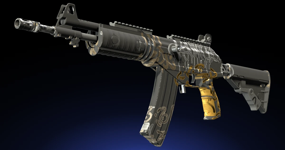Galil AR | Metallic Squeezer skin in CS2