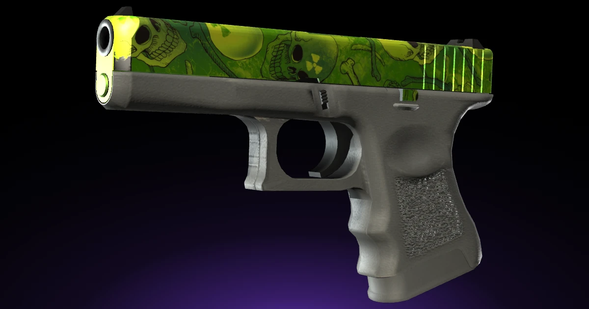 Glock-18 | Nuclear Garden skin in CS2