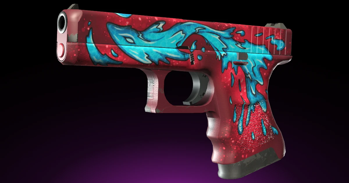 Glock-18 | Water Elemental skin in CS2