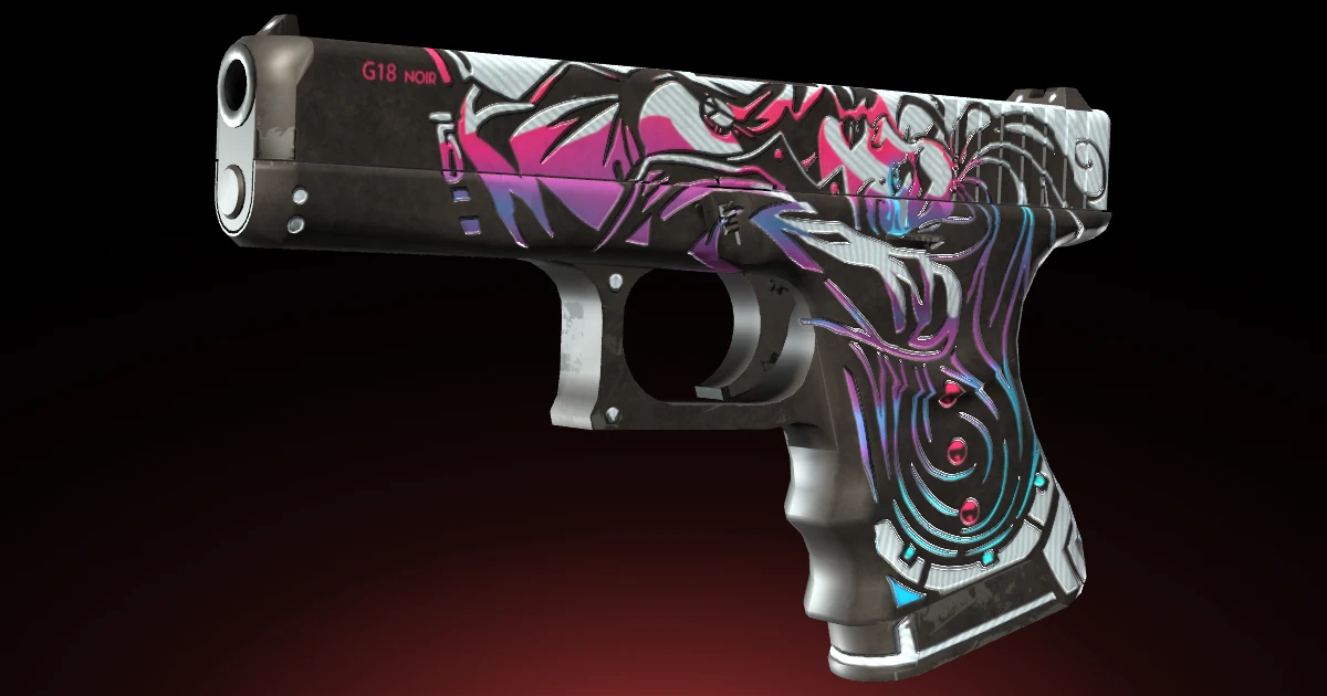 Glock-18 | Neo-Noir skin in CS2