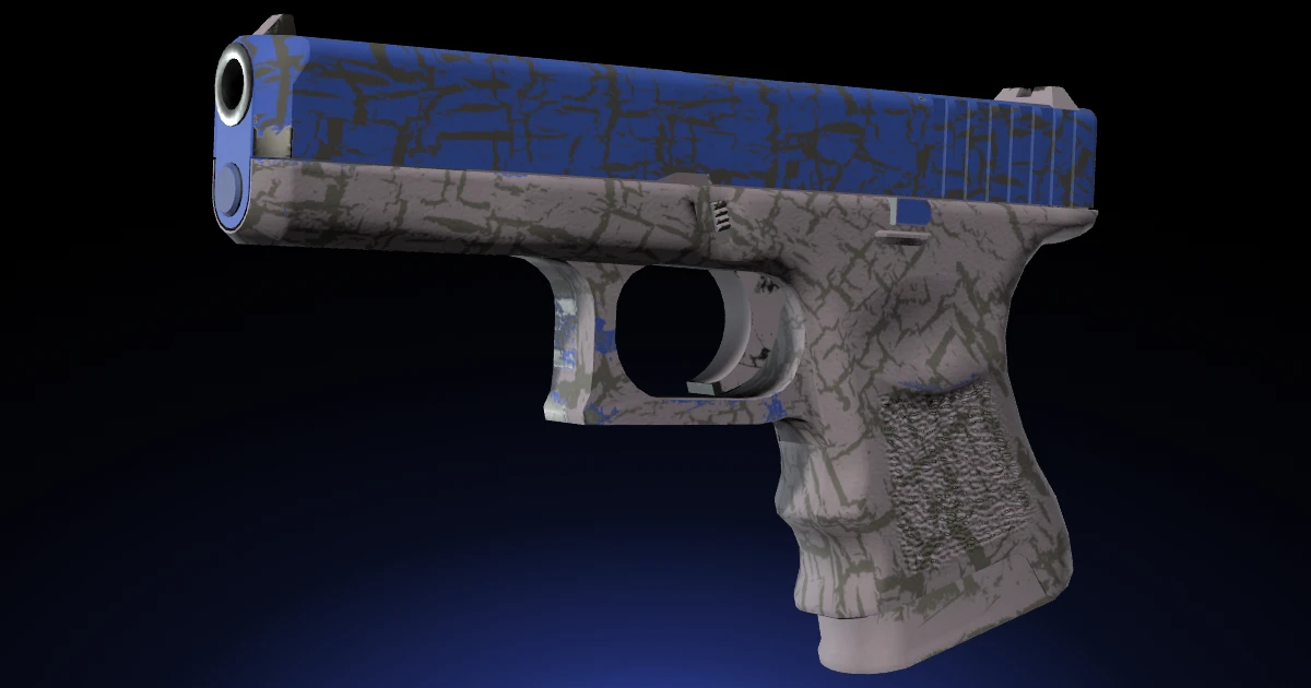 Glock-18 | Blue Fissure skin in CS2