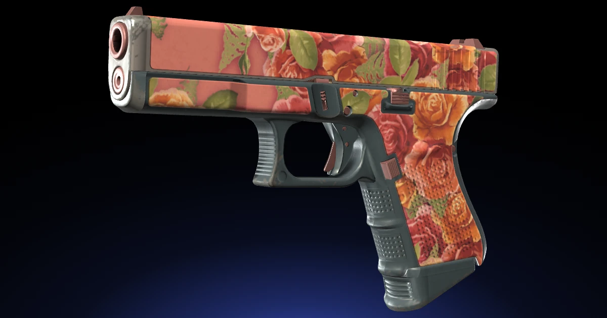 Glock-18 | Coral Bloom skin in CS2