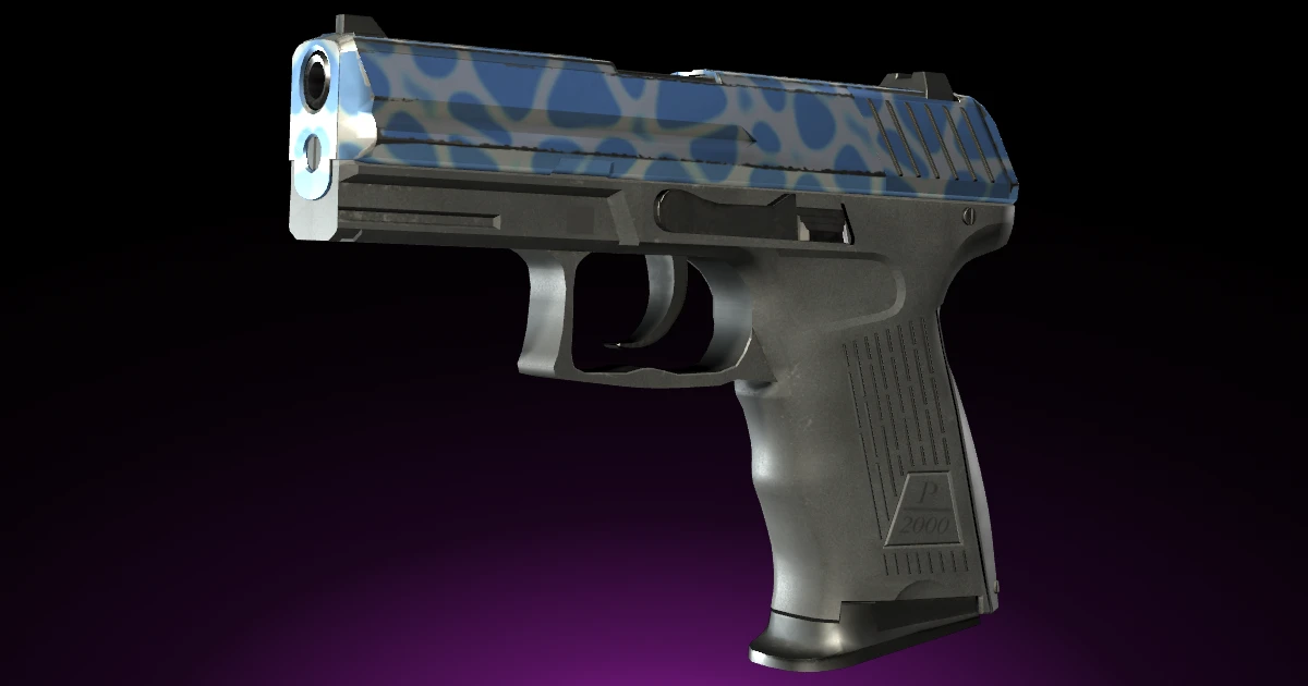 P2000 | Ocean Foam skin in CS2