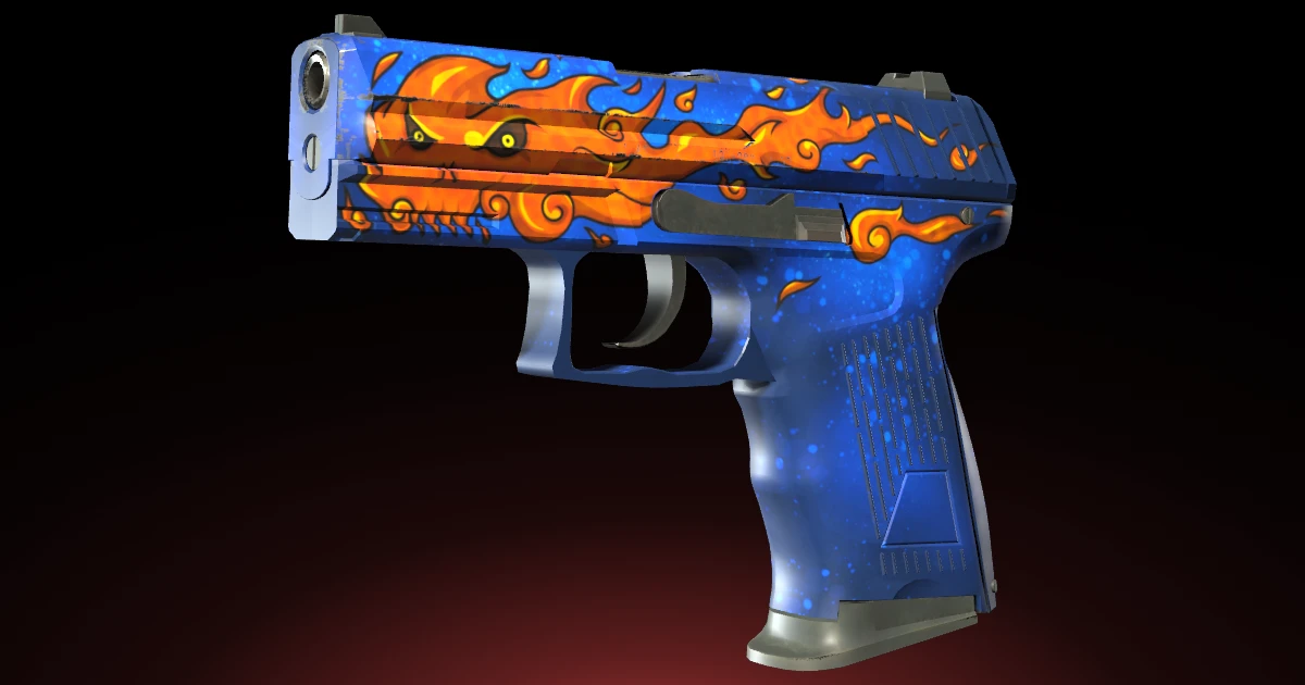 P2000 | Fire Elemental skin in CS2