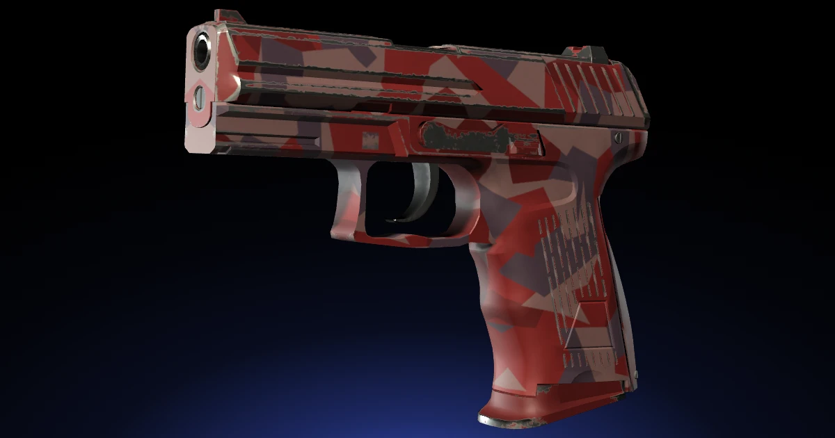 P2000 | Red FragCam skin in CS2
