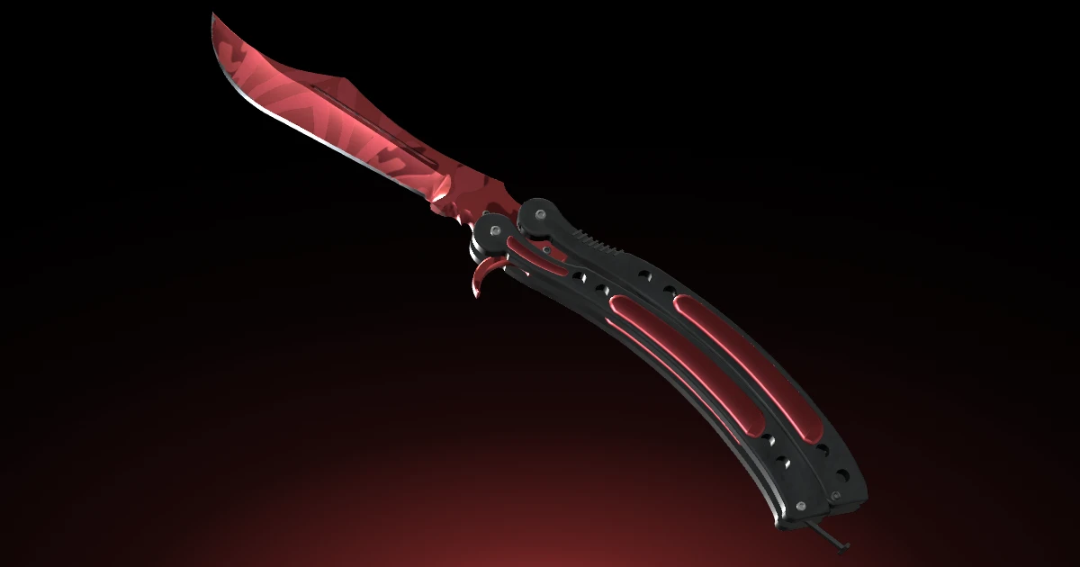 Butterfly Knife | Slaughter skin in CS2