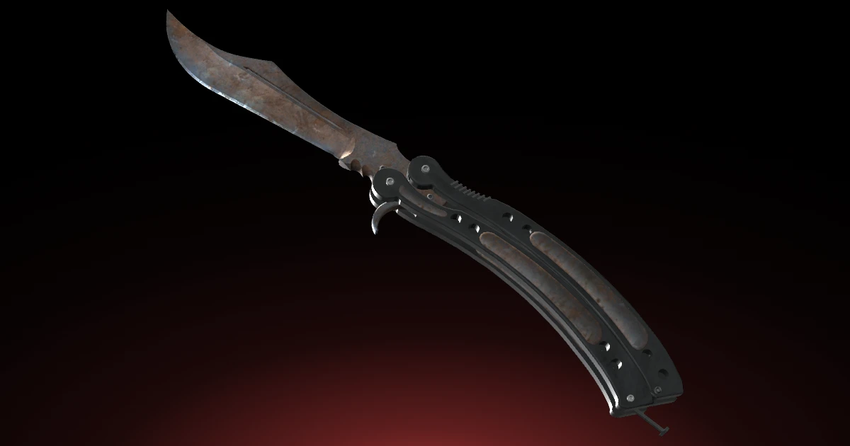 Butterfly Knife | Rust Coat skin in CS2