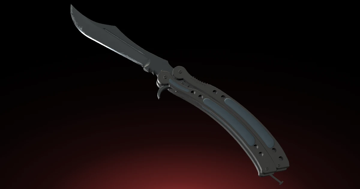 Butterfly Knife | Night skin in CS2