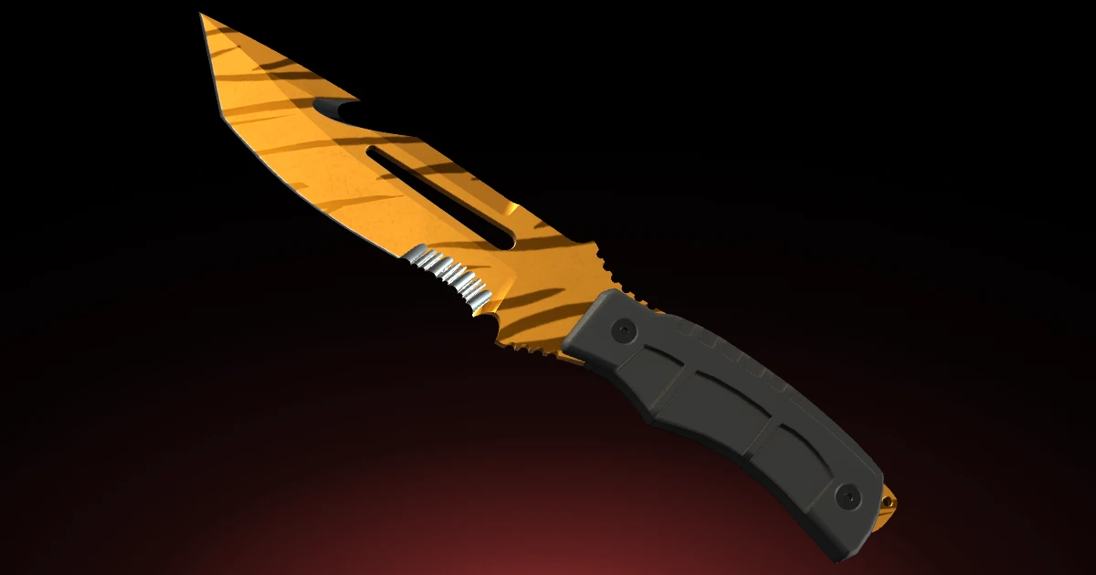 Survival Knife | Tiger Tooth skin in CS2