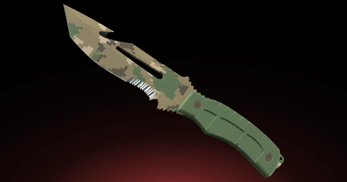 Survival Knife | Forest DDPAT skin in CS2