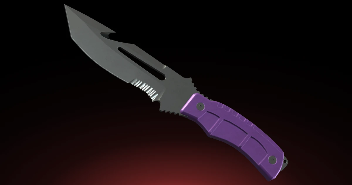 Survival Knife | Ultraviolet skin in CS2