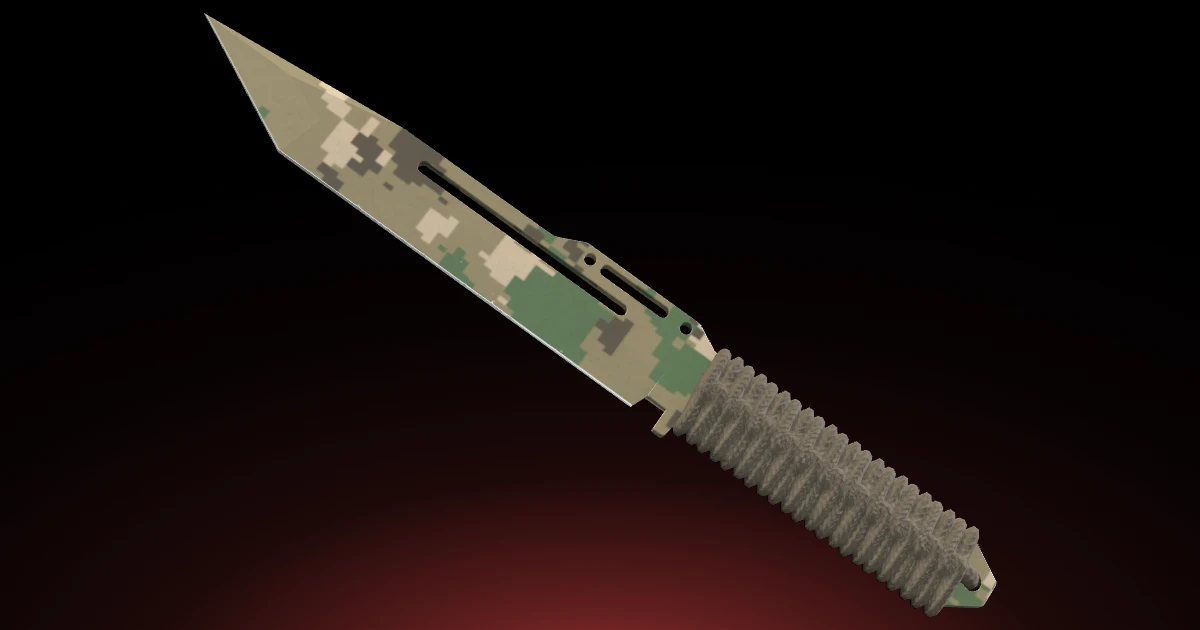 Paracord Knife | Forest DDPAT skin in CS2